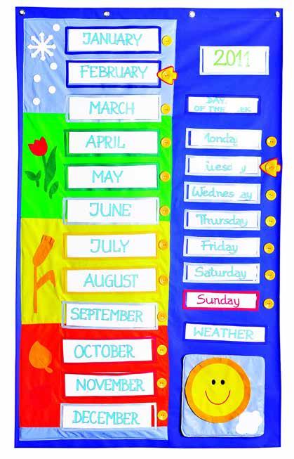 Imena meseci i dana u nedelji mogu se, osim na maternjem jeziku, ispisati i na nekom od stranih jezika pri čemu ovaj kalendar postaje i nastavno sredstvo u nastavi stranog jezika.