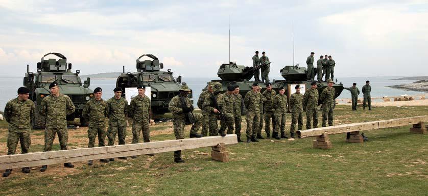 brigade Hrvatske vojske na rtu Kamenjak u Premanturi.