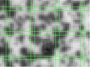 Slika 35. Faseta veličine 15 x 15 s dva preklapajuća piksela [27] Prije provedbe mjerenja potrebno je kalibirati sustav.