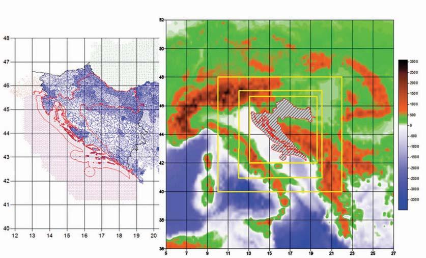 Kratkovalne strukture gravitacijskog polja obuhvaćene su rezidualnim modeliranjem topografije, za što su iskorištene informacije o Zemljinim masama sadržane u slijedećim digitalnim modelima reljefa: