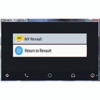 1 Uključivanje aplikacije MY Renault u Android Auto Za uključivanje aplikacije MY Renault u Android Auto : preuzmite i instalirajte aplikaciju MY Renault.