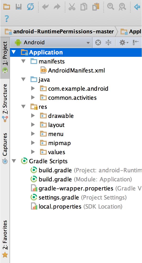 4.1.2. Struktura projekta Svaki projekt u Android studiju sadrži jedan ili više modula s datotekama izvornog koda i datotekama resursa.