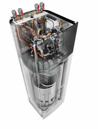 Jedinstven dizajn Manje dimenzije za ugradnju U usporedbi s tradicionalnom split zidnom unutarnjom jedinicom i zasebnim spremnikom za potrošnu toplu vodu, integrirana unutarnja jedinica smanjuje