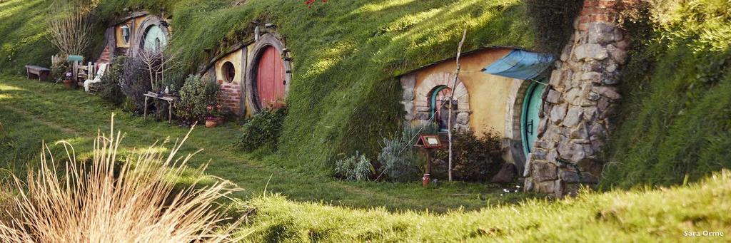 Ova slika prikazuje Shire selo u kojem žive Hobbiti, a nastalo je za potrebe snimanja