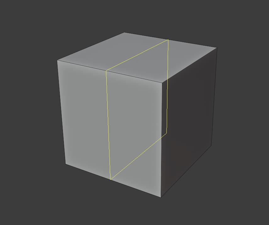 Izvlačenje stranica može se raditi ovisno o osi, smjeru normala ili pogledu na 3D prostor.[4][5] Loop cut Slika 3.