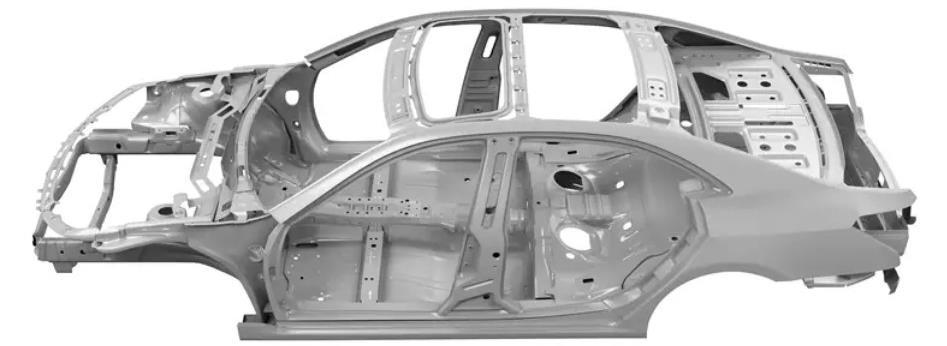 2.2.3. Samonosiva karoserija Samonosiva karoserija se koristi kod većine osobnih automobila i kombiniranih vozila.
