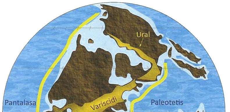 8 KARBON Krajem paleozoika je Siberija konačno pripojena Lauroaziji.