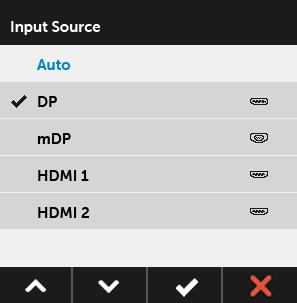 A) Monitor prikazuje sadržaj 1 OSD gumbom odite u Display (Zaslon). 2 Idite na odabir MST. 3 Shodno odaberite On (Uključeno) ili Off (Isključeno).