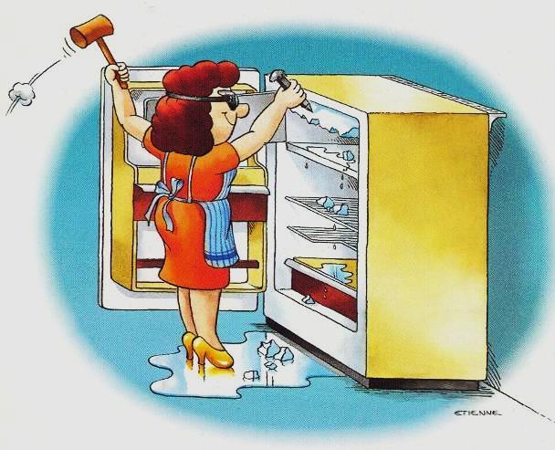 Savjeti za uštedu prilikom korištenja frižidera i zamrzivača Odmrznuti i očistiti unutrašnjost frižidera svakih šest mjeseci, jer 5mm leda povećava potrošnju energije za 30%.