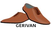 Обућа ГЕРИВАН се користи са непрепознатљивим фигуративним елементом који представља ципеле, који, иако визуелно доминира, не мења препознатљив карактер регистрованог знака.