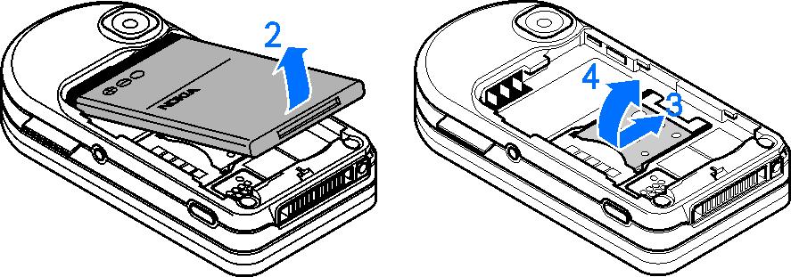 Ovaj je ureðaj namijenjen uporabi s baterijom BL-4B. SIM kartica i prikljuèci na njoj mogu se lako o¹tetiti struganjem ili savijanjem.