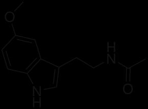 od 55 godina. Oralna suplementacija melatoninom dobro se podnosi i nema puno nuspojava (vrtoglavica, mućnina, glavobolja). (www.ema.europa.eu) Slika 7. Melatonin (www.wikipedia.