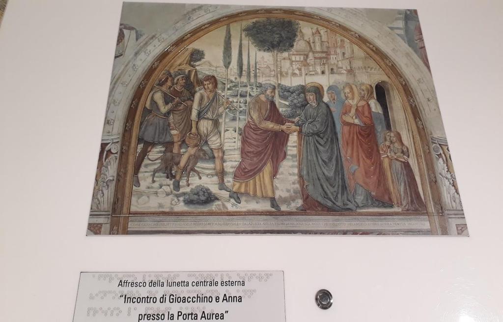 Slika 12. Reljefna interpretacije freske'' Incontro di Gioacchino e Anna'' 25 2. 1. 7.