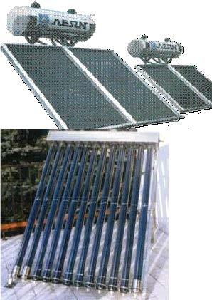 Cevni solarni kolektori Cevni kolektori sastoje se od staklenih cevi u koje su uvučeni uski metalni apsorberi.