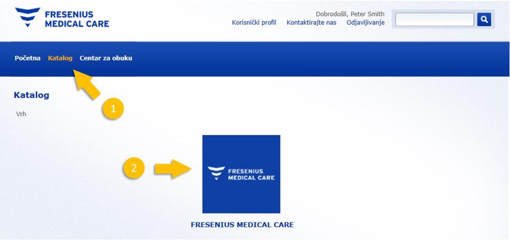 U okviru Fresenius Medical Care kataloga nalaze se FMC Corporate katalog,