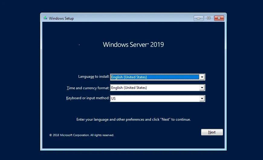 2.2 Instalacija Windows Server 2019 U par koraka opisat ćemo postupak instalacije