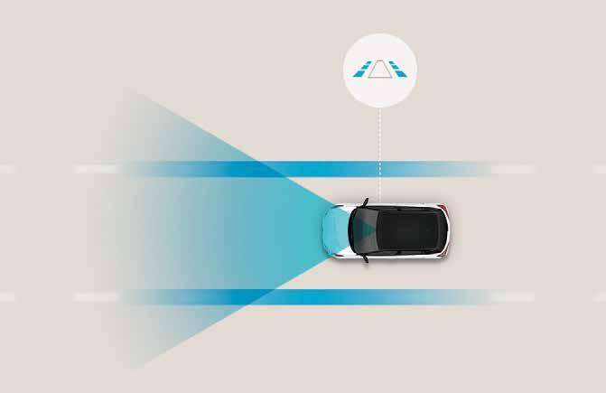 Sistem podrške vožnje na autoputu (HDA) Sistem koristi pametni tempomat baziran na podacima iz navigacije kao i sistem zadržavanja vozila u traci da vas drži fokusirane u vašoj traci i