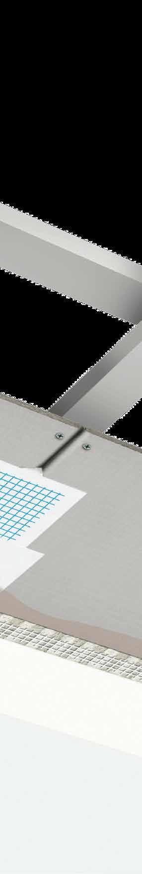 1 AQUAPANEL cementnu ploču SkyLite je moguće postavljati paralelno ili poprečno u odnosu na montažne profile 1a Kod poprečnog postavljanja ploča se fiksira za potkonstrukciju sa 25 kom AQUAPANEL Maxi
