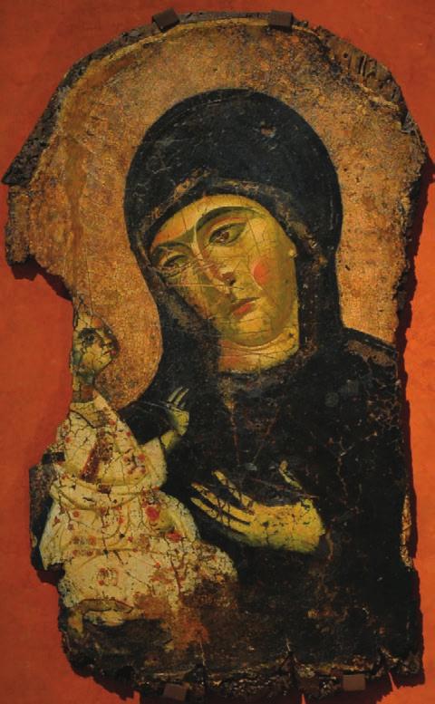 Sl. 7. Bogorodica Dexiokratousa, oko 1200., Thessaloniki, Museum of Byzantine Culture. Izvor: Mother of God Represenation of the Virgin in Byzantine Art, ed, M.