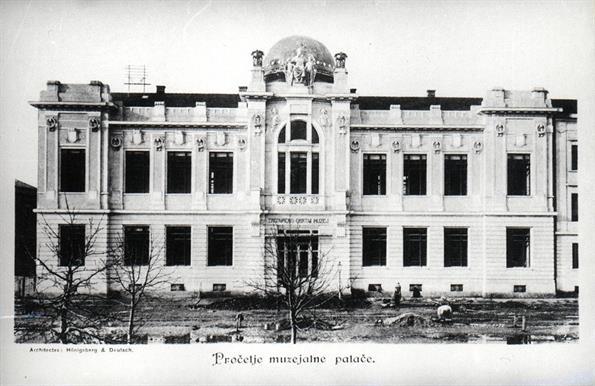 Slika 1. Reprezentativna secesijska palača u kojoj se nalazio Trgovačko-obrtni muzej 1904. godine. (Preuzeto sa službene internetske stanice Etnografskog muzeja 22. siječnja 2016., http://www.emz.