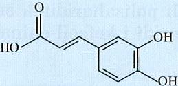 Echinacea su: p-hidroksibenzojeva kiselina, siringična kiselina (3,5-dimetoksi,4-hidroksibenzojeva kiselina), vanilinska kiselina