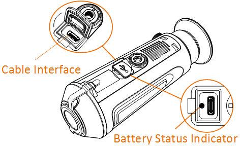 2.1 Punjenje baterije Nakon pokretanja uređaja, OSD (prikaz na ekranu) prikazuje status baterije. Kada se baterija isprazni, napunite uređaj i uverite se da ispravno radi.