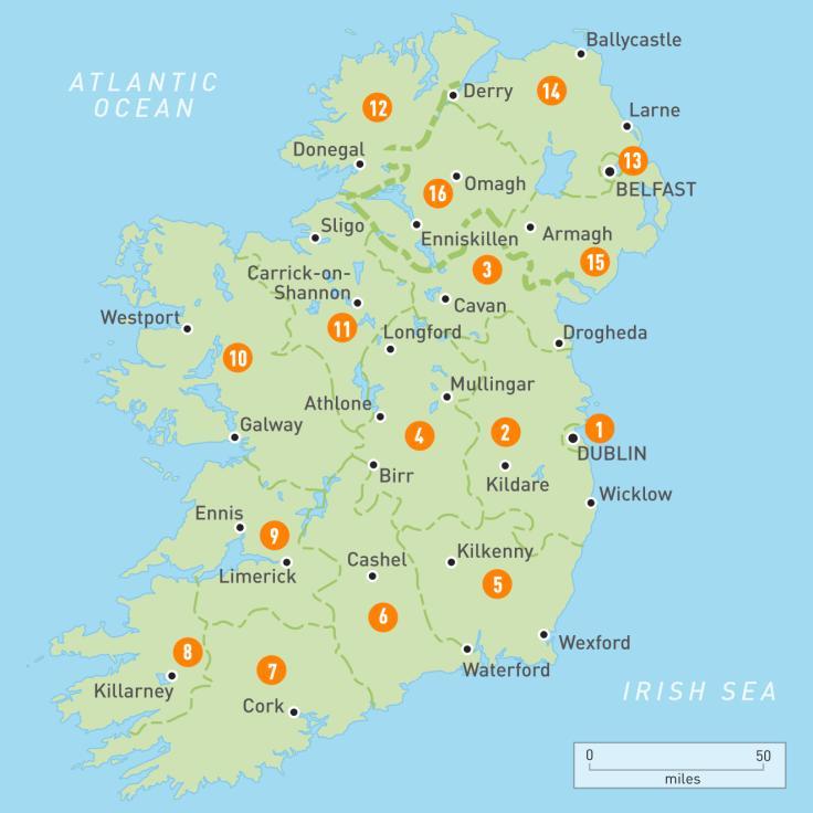 metode kako bi Irski turizam doţivio vrhunac te se u zaključku sabire sve navedeno u prethodnim cjelinama. 2. Obilježja Irske 2.1.