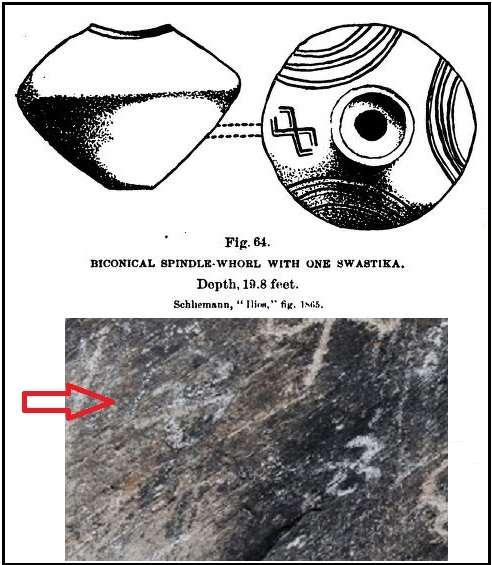 PIKTOGRAFI TROJANACA Piktografi na pisanoj stijeni (selo Žlijeb između Višegrada i Bajine Bašte) pripadaju Trojancima, dakle su
