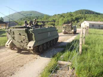 maja na Manjači realizirana je vježba vanjskog ocjenjivanja DINAMIČAN ODGOVOR 17-5, SEL-2, u kojoj su učestvovali pripadnici osam deklariranih jedinica Oružanih snaga BiH za djelovanje unutar