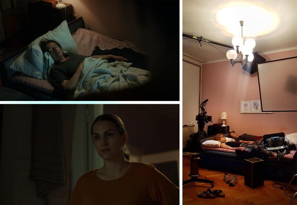 Tanjina i Zrinkina soba u osnovi baziraju se na istim vizualnim principima kao i prethodna scena.