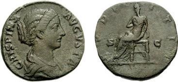 ) Kovnica u Rimu bila je jedina carska kovnica koja je izdavala aes kovanice tijekom vladavine Septimija Severa.