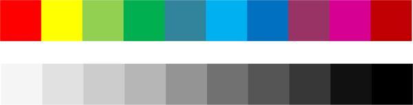 1. 2. Kromatske i akromatske boje Kromatske boje su šarene boje koje posjeduju psihofizičke karakteristike kao što su ton, svjetlina i zasićenje, te čine spektar boja.