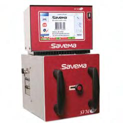 SVM 32 C ispisuje oznake površine 32*125 mm brzinom do 600 mm/s u kontinuiranom modu. IsporuËuje se u verziji bez i s kasetom za ribon.