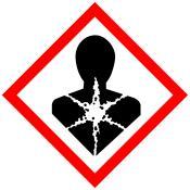 Pored piktograma je tekst koji objašnjava zašto je proizvod opasan. Svi opasni hemijski proizvodi moraju da budu obeleženi ovim simbolima po zakonu.