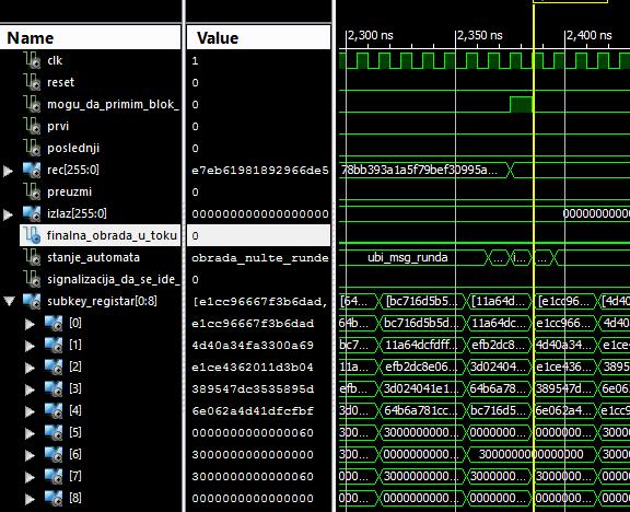 Sledeće stanje koje je dato u fajlu skein_golden_kat_short_internals.