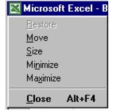 2 Pritisnite tipku miša na alat Microsoft Excel Help (ili pritisnite Fl) i evo vam na ekranu osobnog učitelja. Tipkajte pitanje. Traka naslova prozora Microsoft Excel Ovu traku ima svaki prozor.