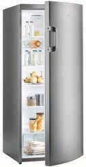 42 SAMOSTOJEĆI HLADNJACI RB6152BW Samostojeći hladnjak s odjeljkom za zamrzavanje R6151BX Samostojeći hladnjak - Dizajn/Boja: Inox - Ukupni bruto/neto obujam: 260 / 254 l - Obujam rashladnog :