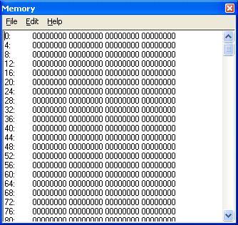 Slika 5. Memorija Convertor aktivira 16-bitni konvertor decimalnih, heksadecimalnih i binarnih podataka.