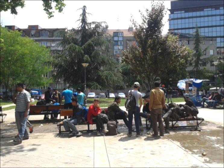 smešteno u objektima predviđenim za prihvat, što je dvostruko povećanje u odnosu na početak meseca, a 470 je boravilo na teritoriji Beograda.