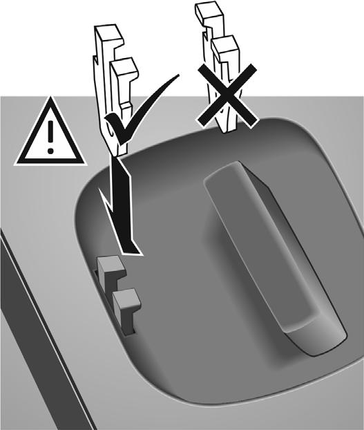 6 Provedite telefonski kabel kroz kabelski žlijeb: kod pogona na stolu prema gore (2), kod zidne montaže prema dolje (3). 5 4 Spojite slušalicu i telefon sa spiralnim kabelom (4).