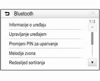 106 Telefon uporaba zabranjena, ako mobilni telefon uzrokuje smetnje ili ako dođe do opasne situacije. Bluetooth Telefonski portal posjeduje certifikat posebne interesne skupine za Bluetooth (SIG).