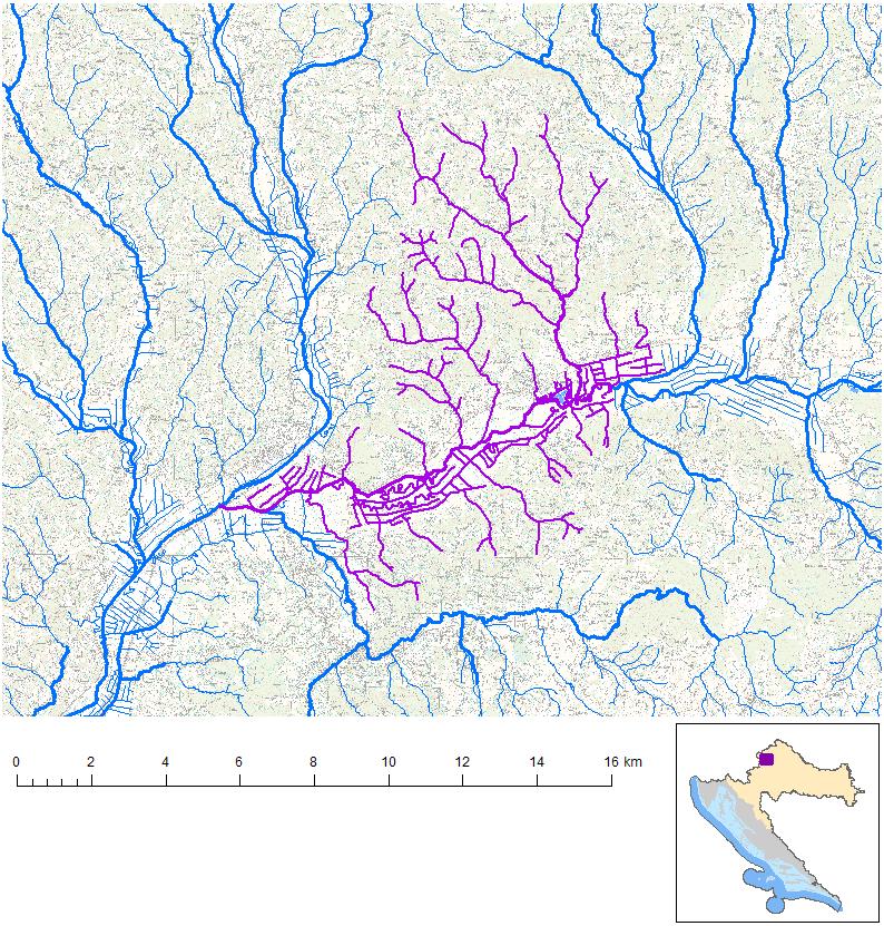 Lokacija zahvata Slika 14. Vodno tijelo CSRN0019_003 (Krapina) Tablica 3.