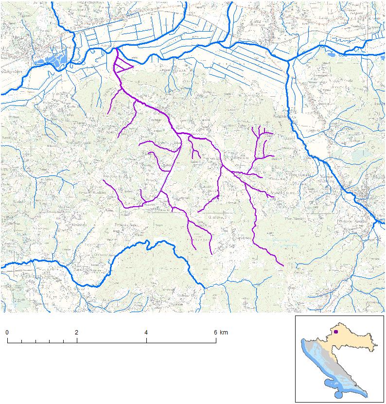 NAPOMENA: NEMA OCJENE: Biološki elementi kakvoće, Fitoplankton, Fitobentos, Makrofiti, Makrozoobentos, Ribe, ph, KPK-Mn, Amonij, Nitrati, Ortofosfati, Pentabromdifenileter, C10-13 Kloroalkani,