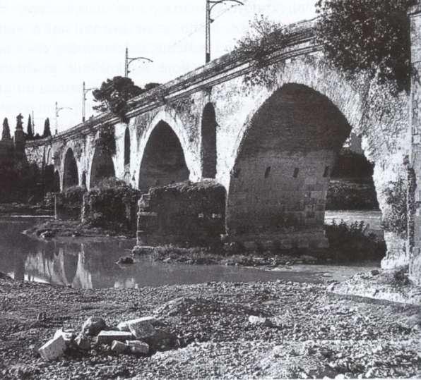 Infrastrukturni objekti 003 Milvijski most, Most je izgradio konzul Gaj Klaudije Neron 206 pne nakon što je porazio