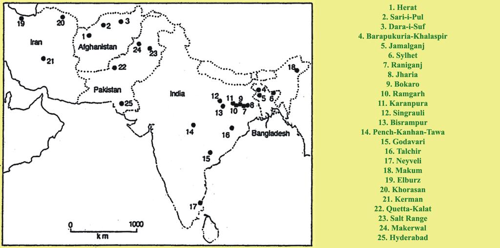 Južna Azija (Indijski subkontinent) Region od Irana za zapadu do Bangladeša na istoku.