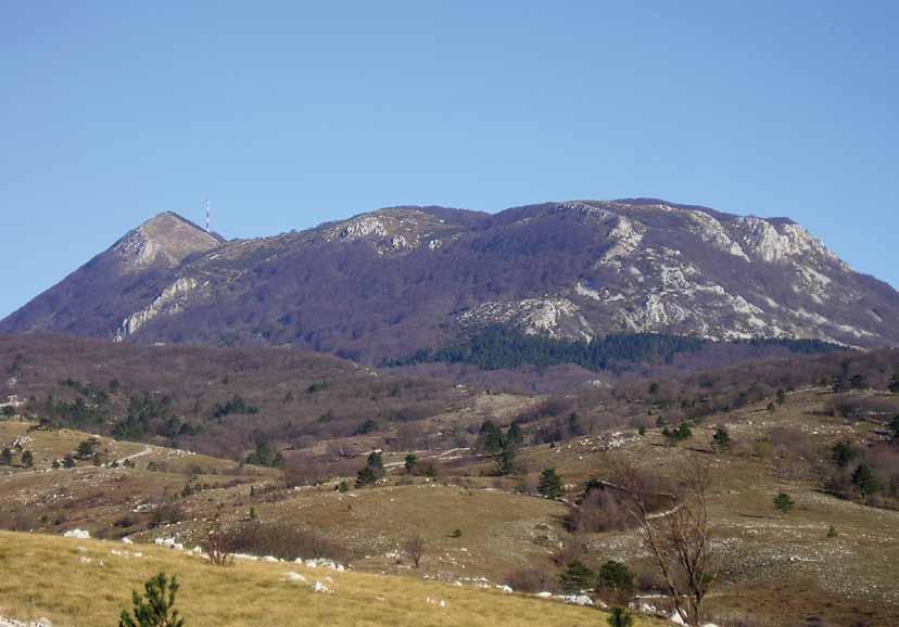 UČKA Dio Učke viši od 900 metara Najljepša sam gora fenomeni krša Tekst/foto: Christian Gallo sred istarskih strana Gotovo iz svakog kutka Istre vidi se Učka, kao što se sa najvišeg vrha Učke -