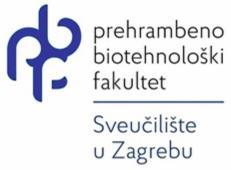 STRUČNI POKROVITELJ PBF PREHRAMBENO-BIOTEHNOLOŠKI FAKULTET ZAGREB GENERALNI