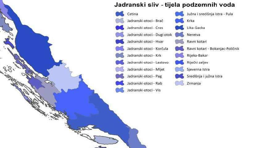 Predmetni zahvat pripada grupiranom podzemnom vodnom tijelu JKGI_11-Cetina.