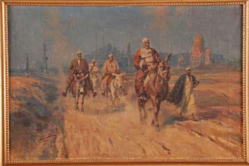 Cserna Karoly (1867-1944) Kairo Ulje na platnu, 60 x 90 cm