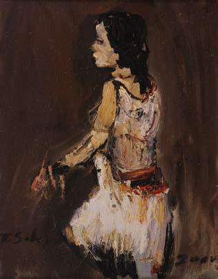 platnu, 53,5 x 37 cm 1976, sign. 700 150.